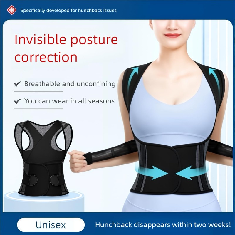 EXQULIFE Posture Corrector Back Brace for Women & Men –