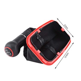 Kit de Perilla de Cambio de Marchas de 5 Velocidades Kit de Arranque de Palanca de Cambios de Coche Funda Marchas Pomo 5 Velocidade para para MK4 1999-2004