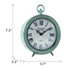 NIKKY HOME Antique Table Clock Silent Non-Ticking, Shelf Desk Top