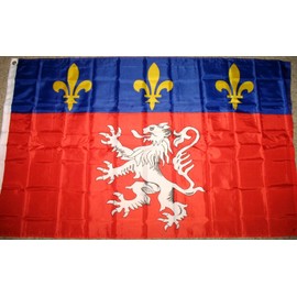 Lyonnais France Flag 3'x5 French Banner
