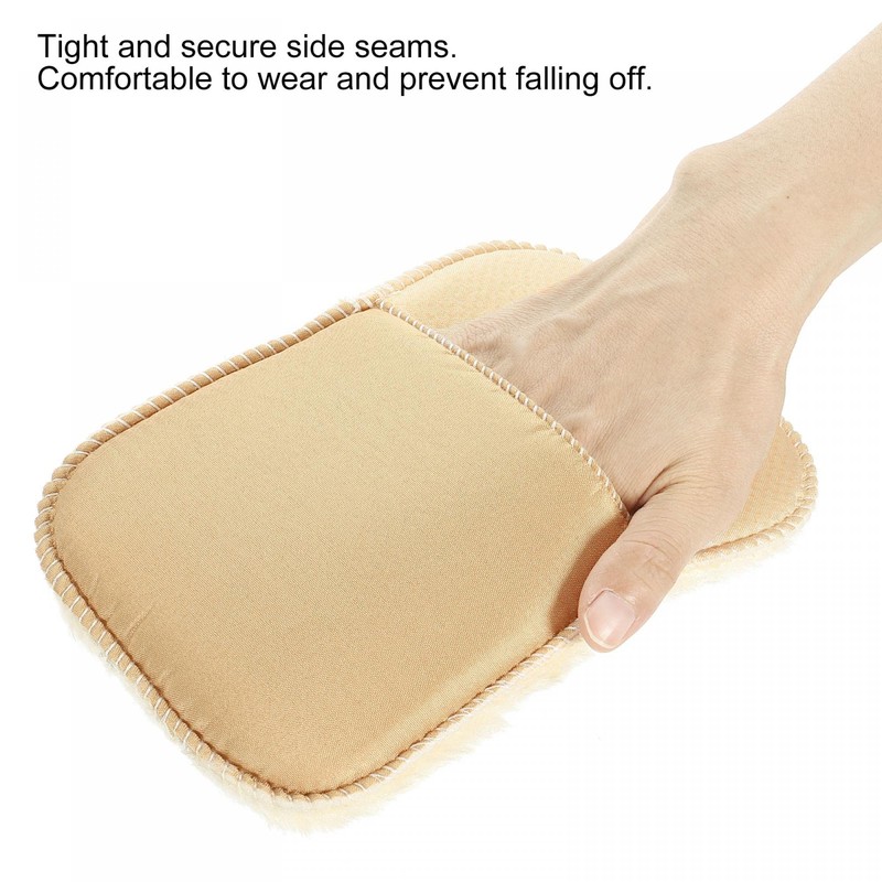 sourcing map Shoe Cleaning Gloves 2 Sets Cleaning Shine Cloth