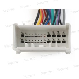 Strpump - Cable de arnés de radio de coche ISO para compatible con Hyundai Santa Fe/Sonata Accent para Kia Soul Sportage Sorento