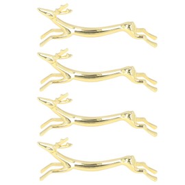 4 Pieces Chopsticks Holder Cute Animal Chopsticks Rest for Dining Table Reusable Golden Spoon Holder Tableware Kitchen Tools for Hotel Home Restaurant Party (REH)
