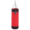 Boxing Training Punch Bag, Canvas Punching Bag Set with Sandbag/Metal