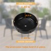 1-1/2 inch Wrought Iron Patio Furniture Feet Caps,24 Packs Round