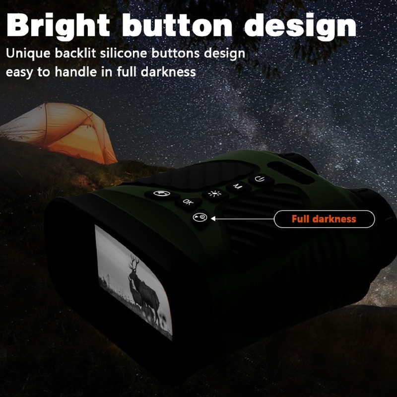 2.5K HD Digital Binoculars IR Night Vision 3in LCD Display
