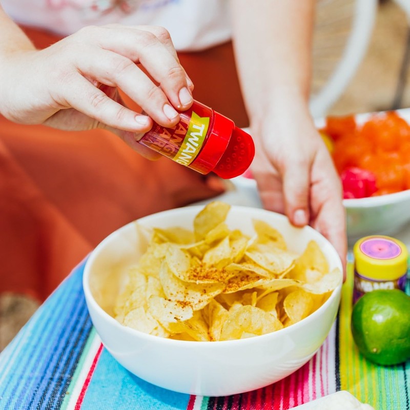 Twangerz Lime Seasoning Salt Snack Topping, 1.15-Ounce Shaker (Pack of