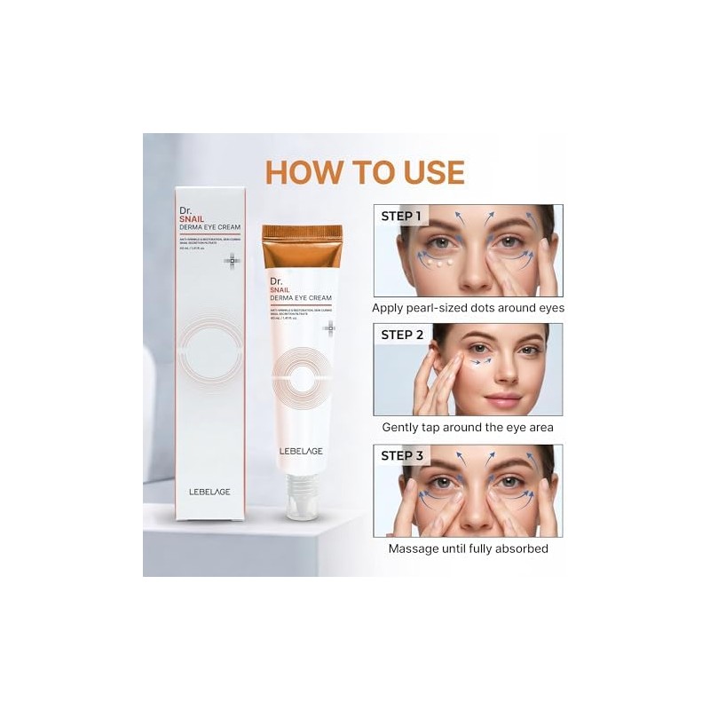 Bidameun Crema Coreana Contorno De Ojos Dr. Baba De Caracol