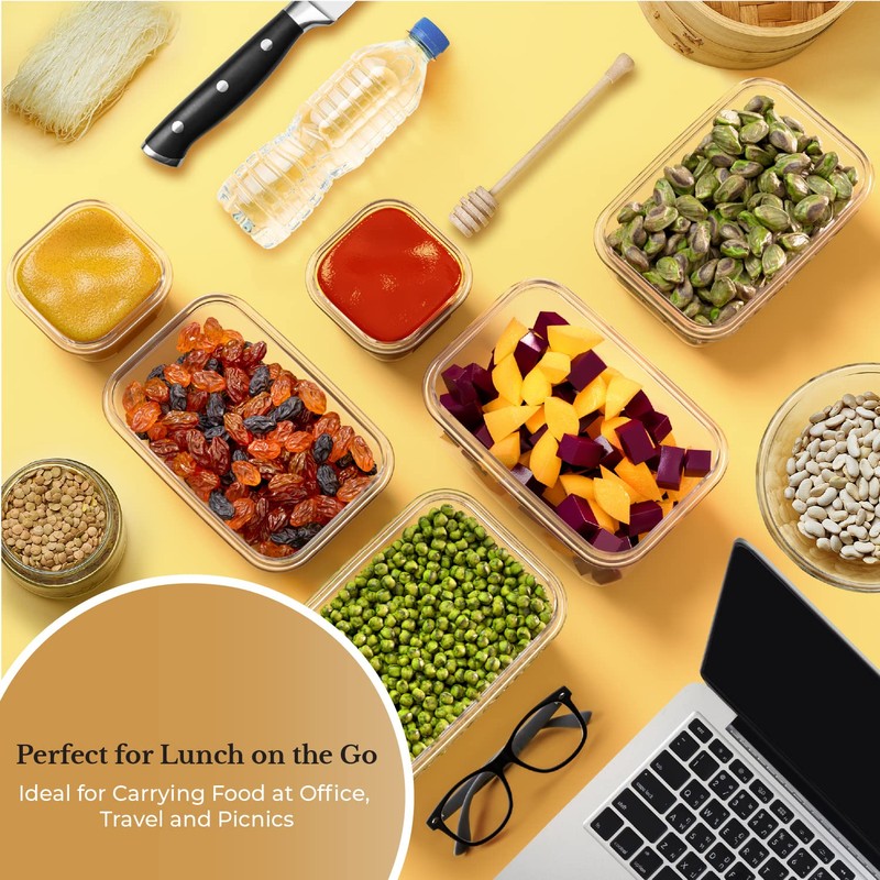 Chef's Path 36-Pack BPA Free Plastic Food Storage Containers with