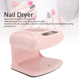 Secador uñas aire, Secador uñas ventilador 300W para esmalte uñas normal, Sensor infrarrojo inducción automática Secador Esmalte Uñas Aire FríoCaliente Alta Potencia