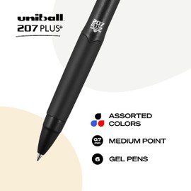 207PLUS+ Gel, 0.7MM, Asst Bus, 6pk