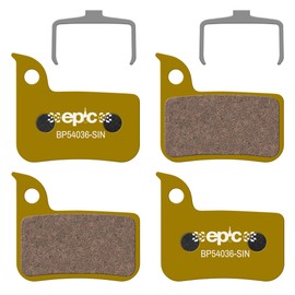 epic Disc Brake Pads for SRAM Red, Apex, Rival, Force & Level Ultimate Brakes | Organic, Semi-Metallic, Sintered, Ceramic, E-Bike Options | Quiet, Durable, High-Performance | 2 Sets (Sintered)