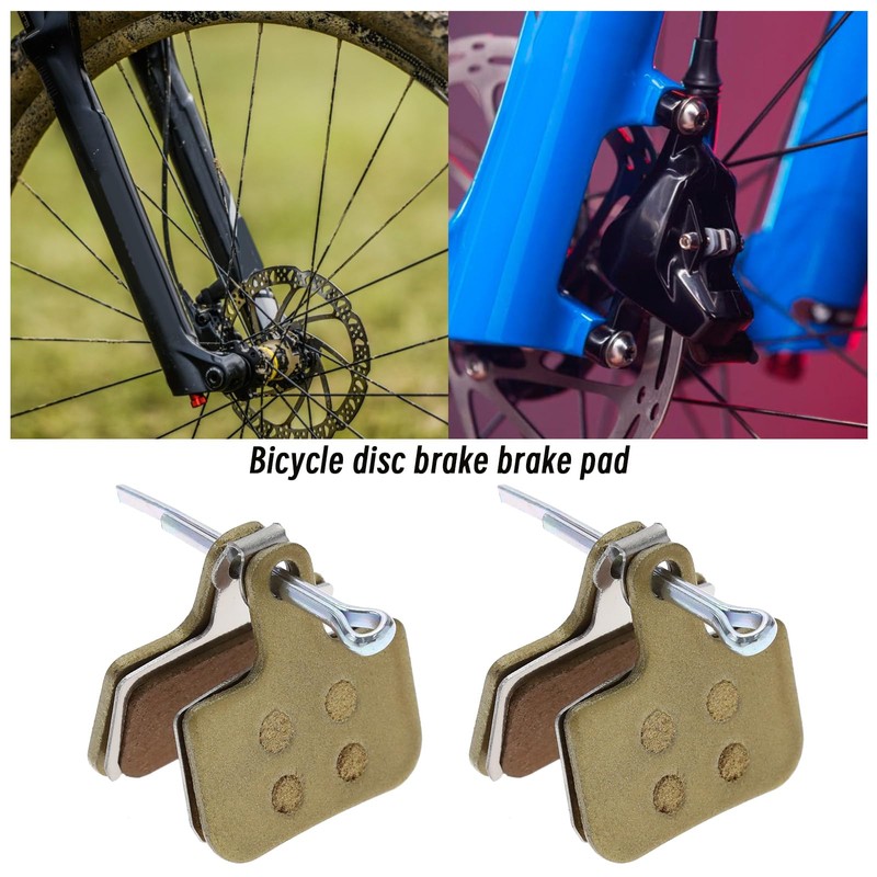 VGOL 2 Pairs Bicycle Disc Brake Pads Replacement Compatible with