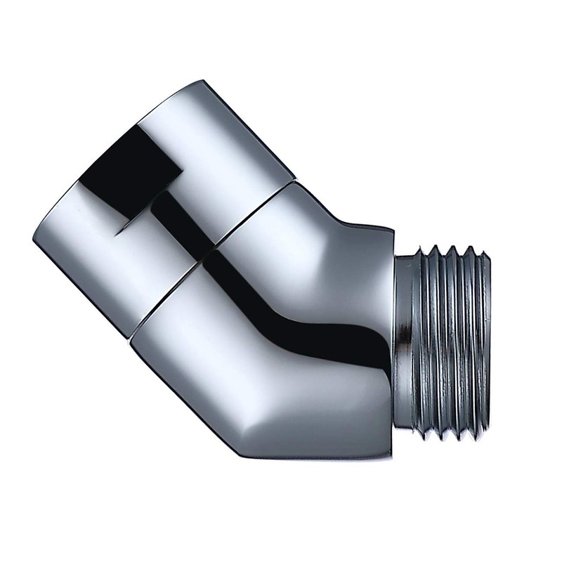 Generic 45 Degree Chrome Plated Handheld Shower Head Adapter 1