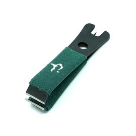 Kingfisher Fishing Accessory Fly Fishing Nippers with Soft Grip, Stainless Steel Blades, Eye Cleaning Needle (Green)