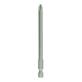 TIMCO Phillips Driver Bit S2 Grey - S2 Steel is premium quality alloy steel for exceptional strength and durability compared with standard chrome vanadium driver bits - No.2 x 100