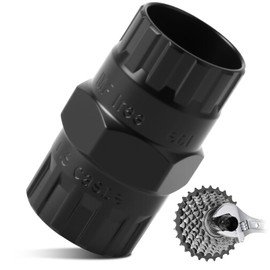 Zahnkranzabzieher 2-in-1 Fahrrad Werkzeug, Kompatibel mit Shimano, SRAM, 5-12-fach, Kassettenabzieher, Ritzelabzieher, Fahrrad Kassette Werkzeug, 12 Zähne, Wärmebehandeltem Stahl