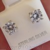 Giamond 1.5cts Round Brilliant cut Stud Earrings 950 Platinum over