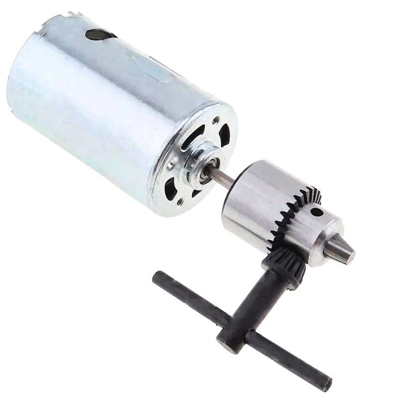 0.6-6 mm B10 DC 12V-36V Lathe 555 Motor Chuck with