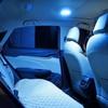 Auto Ceiling Lamp LED Rechargeable Interior Press Light 10.5x9.2x1.2cm Car