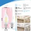 CRLight 2W 4000K LED Candelabra Bulb Daylight White Glow 10