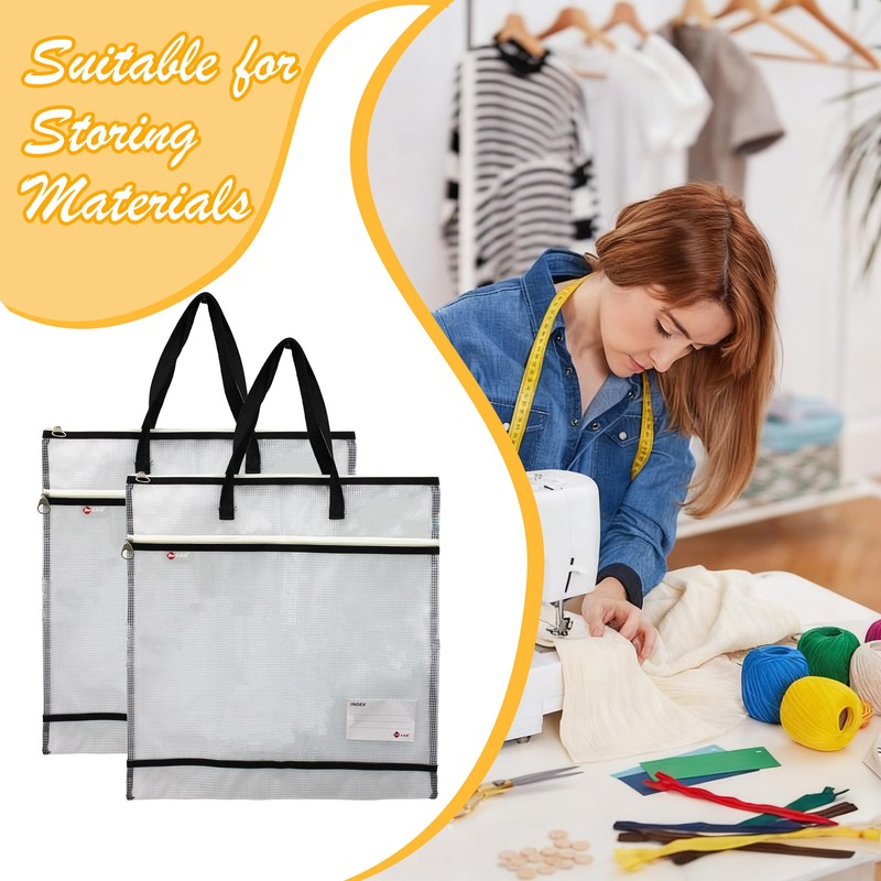 VKSG 2 Pack 16.5x17 Inch Art Portfolio Bags, Portfolio Folder