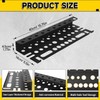 Metal Screwdriver Organizer, 15.75inch Utility Wall Mount Tool Organizer for