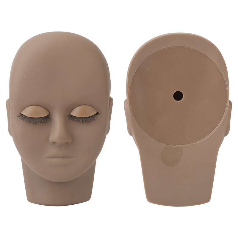 Lash Mannequin Head Makeup Eyelash Extension Practice Doll Head with