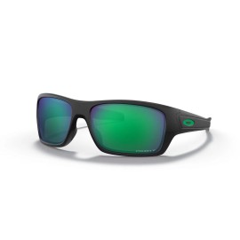 Oakley NEW Oakley TURBINE Matte Black PRIZM POLARIZED Jade Lens Sunglass OO9263-45
