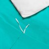 Nestl California King Duvet Cover Sets Teal - Soft Duvet