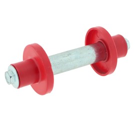 der kleine Handwerker Axle Diameter 20 mm x 128 mm for Wheelbarrow Wheels Wheelbarrow Axle with Spacers