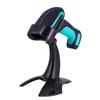 Alacrity 2D 1D QR Industrial Barcode Scanner with Stand, 2.4GHz