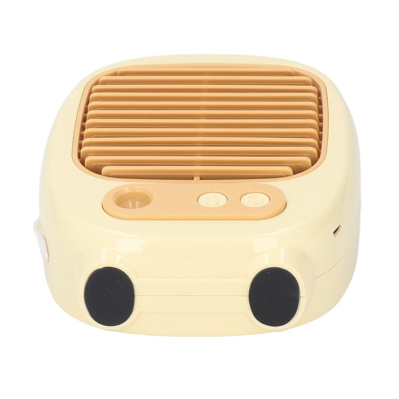 Small Desk Fan 3 Speed Mode Humidifier Function USB Charge