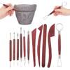 11pcs Pottery Sculpting Set Portable Polymer Clay Sculpture Carving Knife