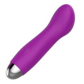 Portable Handheld Pocket Massagers Workout Travel Mini Small Massage Self Care Recovery Tools with Quiet 7 Powerful Modes Silicone Case L78M2 (Purple)