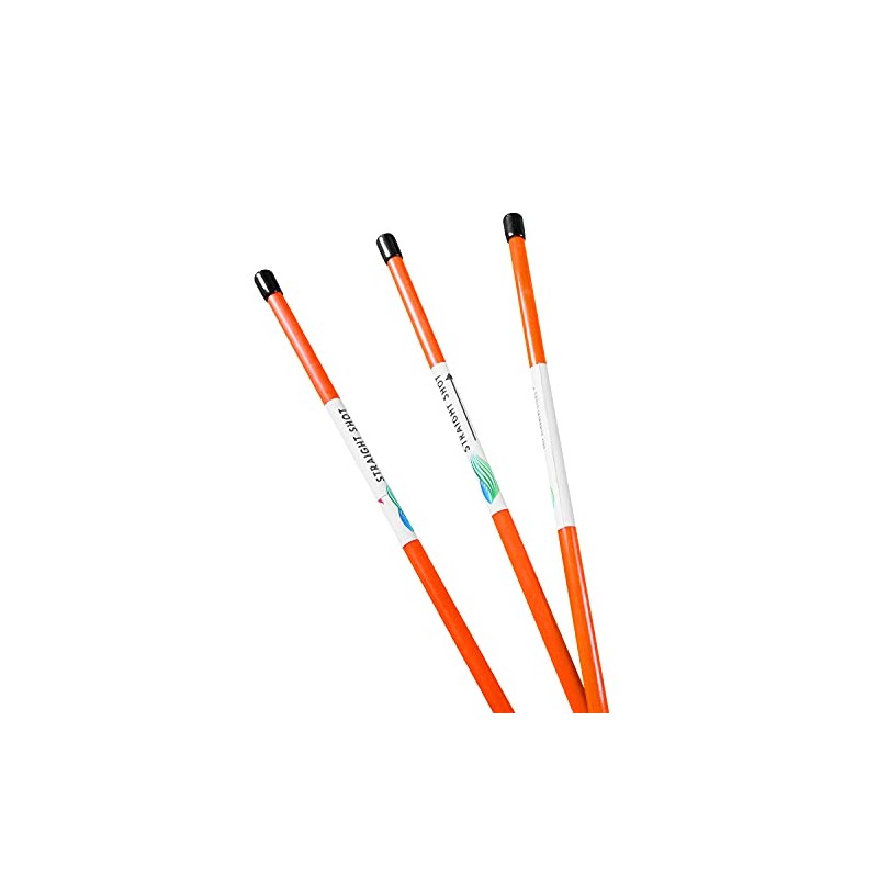 Golf Alignment Sticks - 48" Orange Alignment Sticks Training Aid