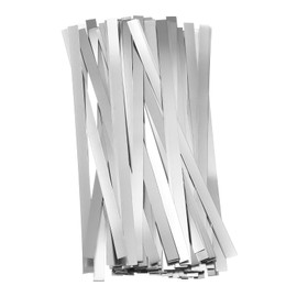 HARFINGTON 100pcs Pure Nickel Strip 0.1 x 4 x 100mm 99.6% Nickel Solid Pure Nickel Strips for Lithium Battery Packs Car Nickel Solder Tap for Cell Battery Pack Spot Welding and Soldering