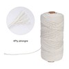 Macrame Yarn 3 x 200 m Cotton Thread, Cotton Cord