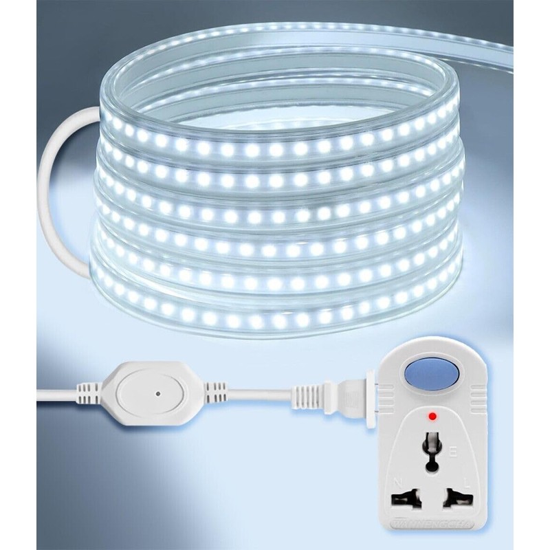 URS2GO 6500K Pure White LED Tape Light Strip 1m/3ft -