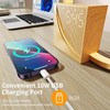 Vnoeom Alarm Clock Bedside Lamp, Touch Table Lamp with Natural