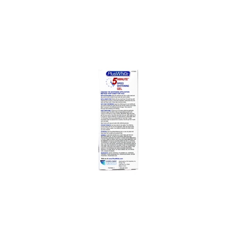3 Pack Plus White 5 Minute Speed Whitening Gel Enamel