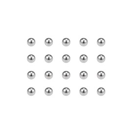 BOXONLY 304 Stainless Steel Ball, Precision Grade G100 Balls,Steel Ball,Bearing Balls Durable, Versatile, 2.5mm,50pcs