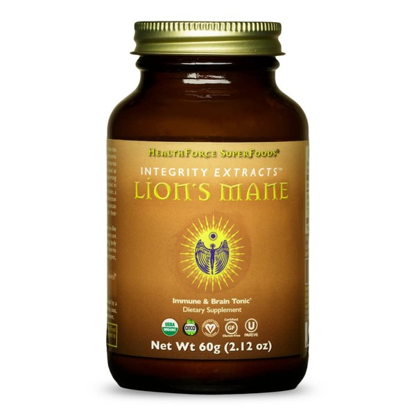 HEALTHFORCE SUPERFOODS Integrity Extracts Lion's Mane - 60 g Powder