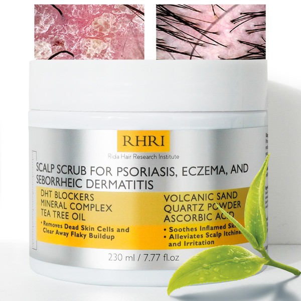 Anti Fungal Pre Shampoo Scalp Scrub for Psoriasis, Eczema &
