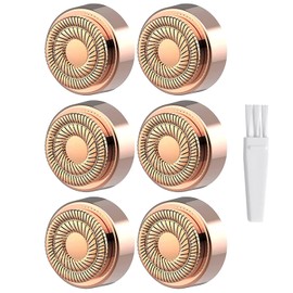 Generation 2 Replacement Heads for Flawless Finishing Touch Hair Removal Tool for Women, Double Ring Blades for Gen 2 Device Old Flawless, 6 Count