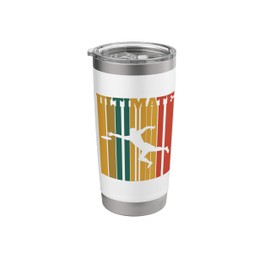 Retro Ultimate Frisbee Stainless Steel Insulated Tumbler