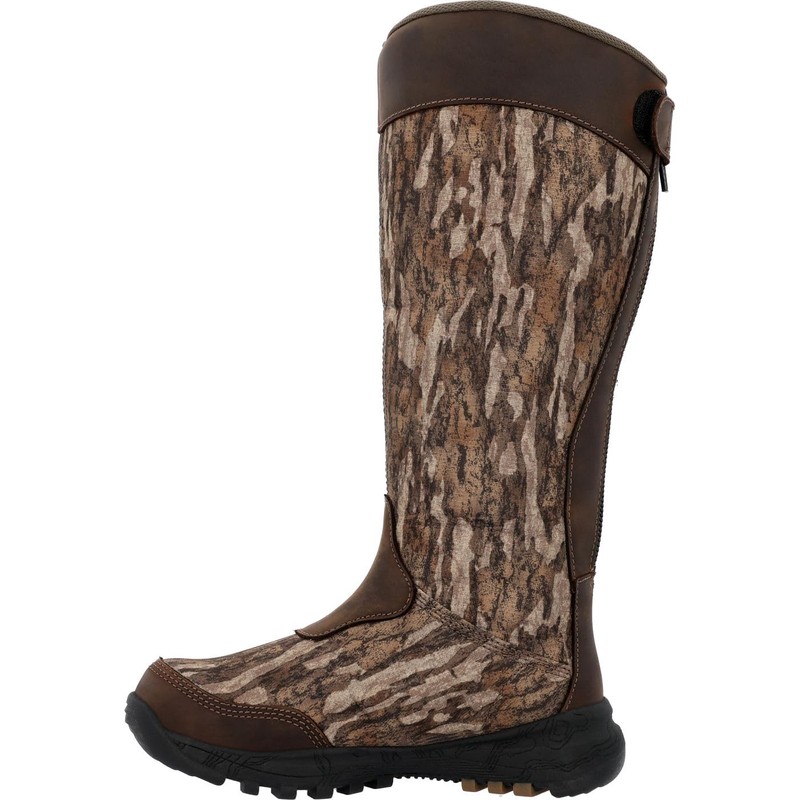 ROCKY Kids Spike Waterproof Snake Boot, Mossy Oak Bottom Land,