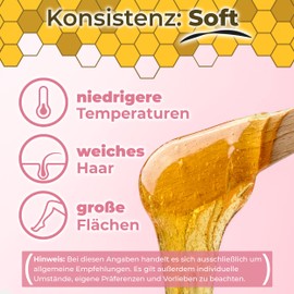 Sugaring Paste Mrs. Sugar 1 x Sugar Spatula, Soft Sugar Paste Hair Removal 550 g (Soft)