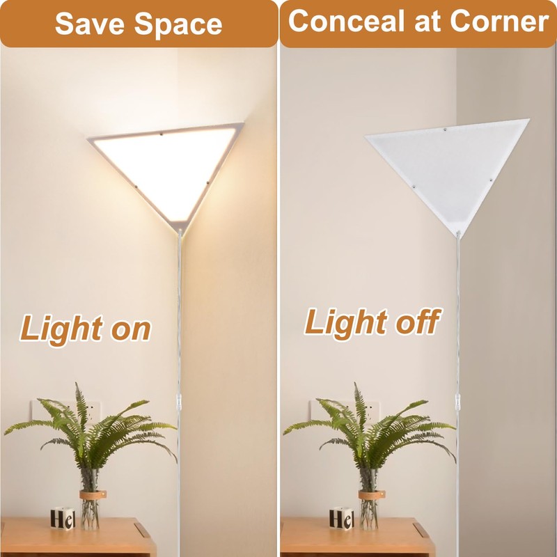 haultop Corner Light, Plug in Overhead Light with Switch, Corner