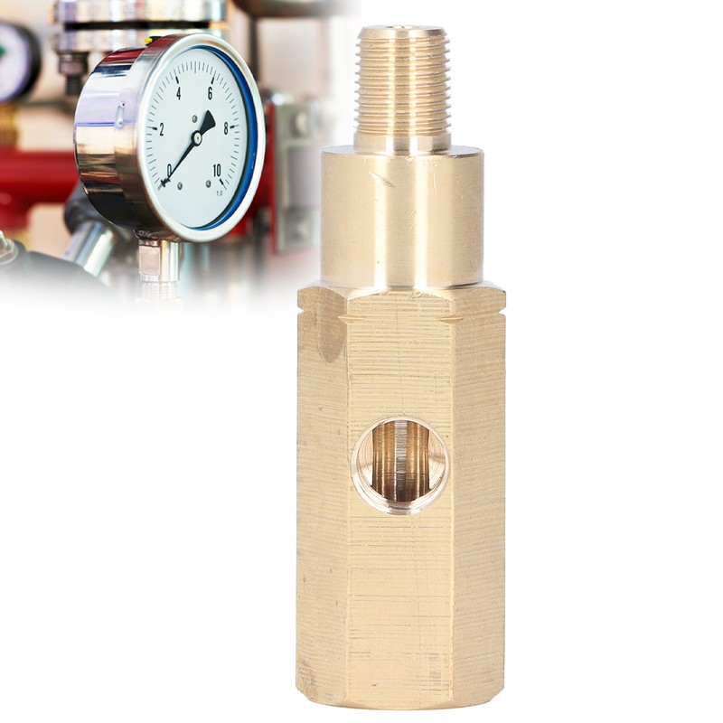 1/8in Oil Pressure Gauge Adapter Brass T Piece Sensor Sender